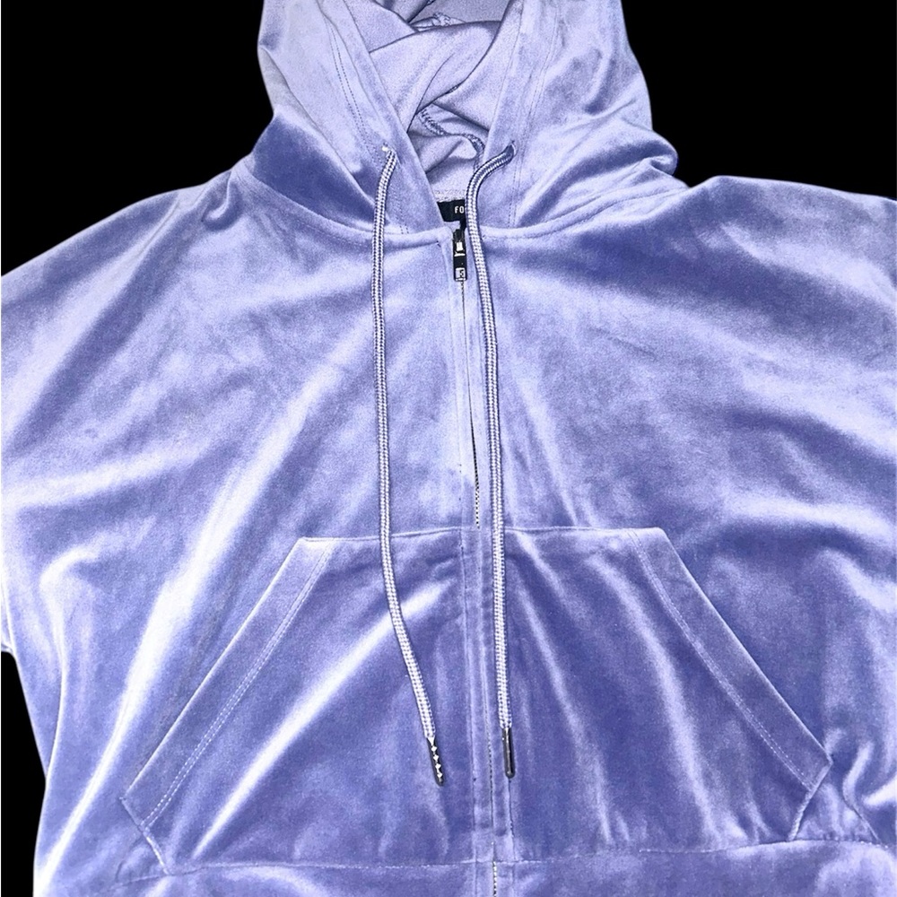 Lavender Velvet Hoodie